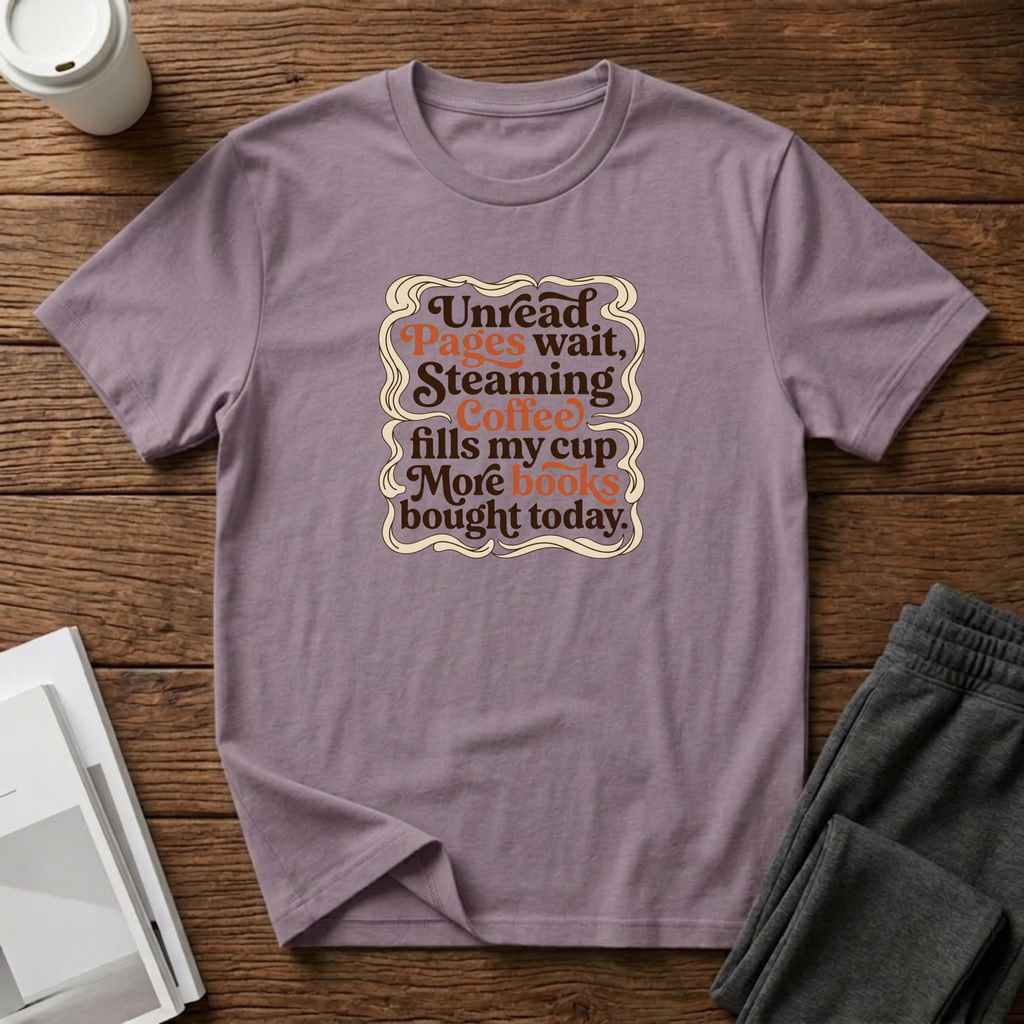 Unread Pages Haiku T-Shirt