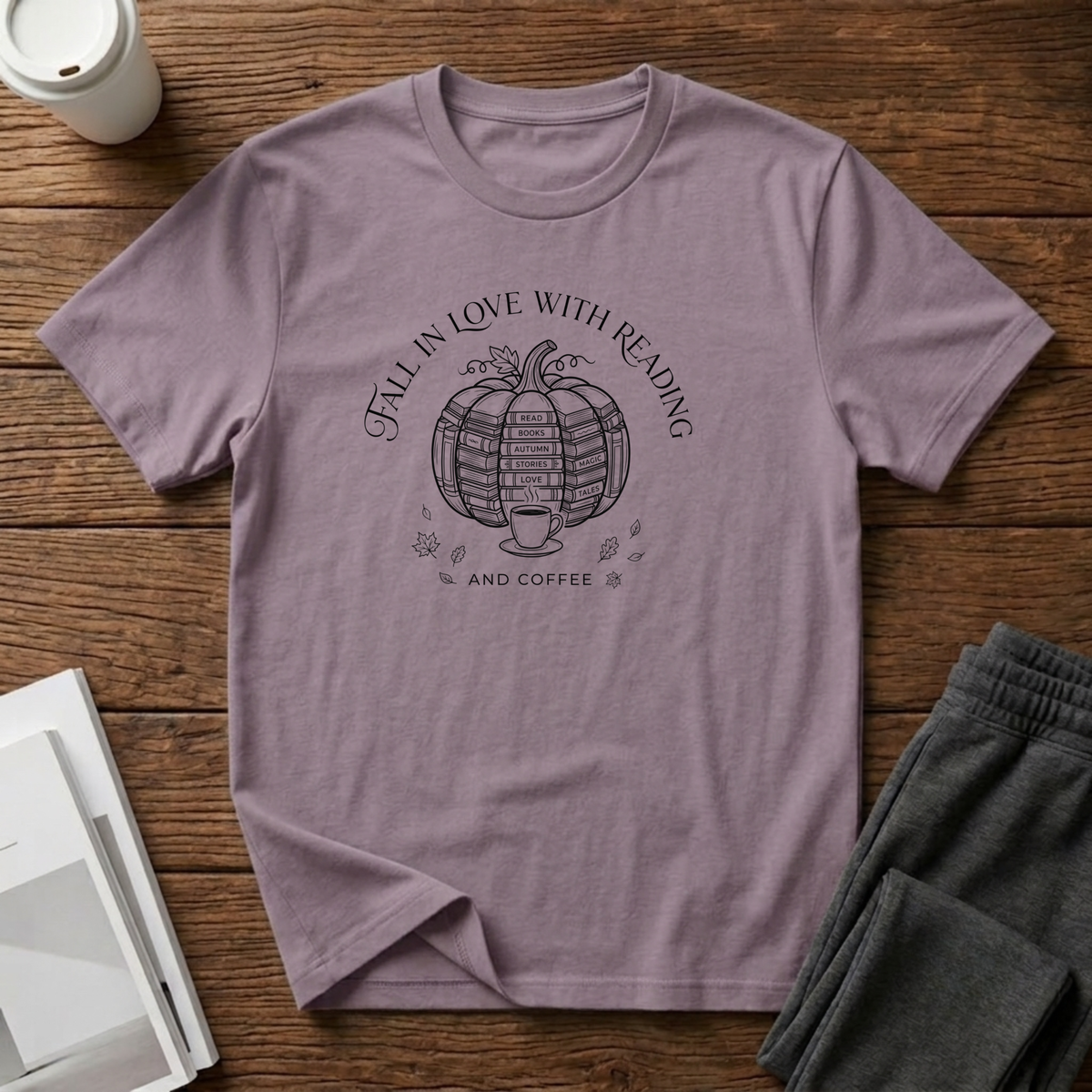 Fall In Love With Reading T-Shirt