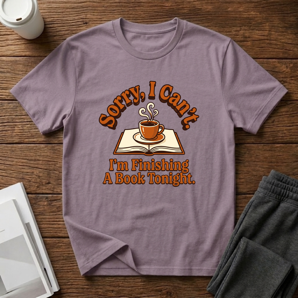 Finishing A Book Tonight T-Shirt
