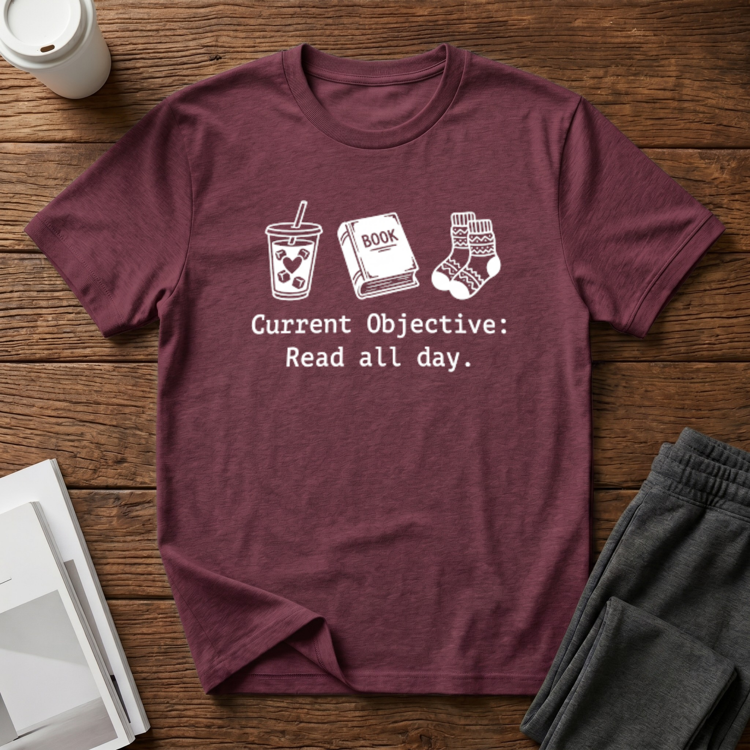 Read All Day T-Shirt