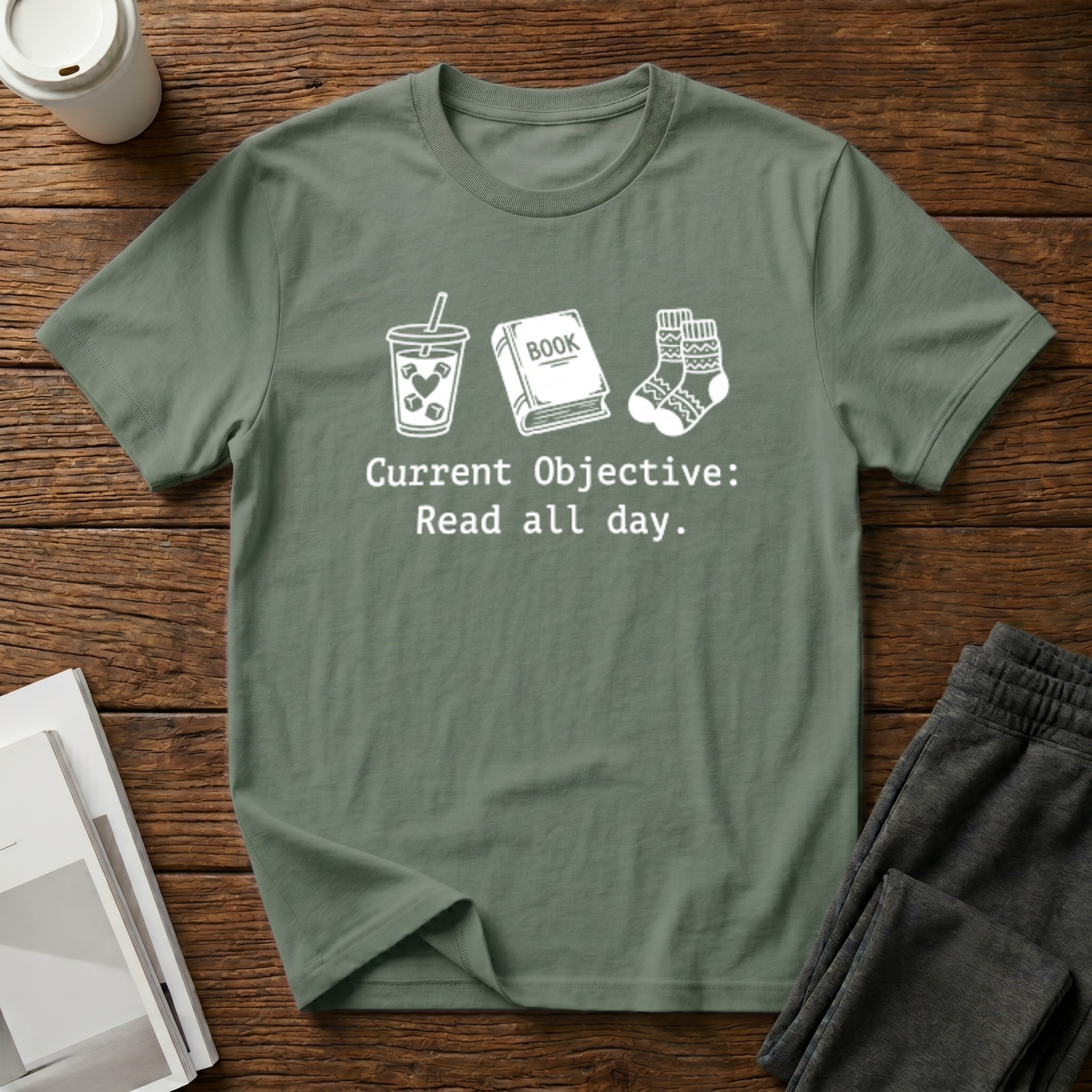 Read All Day T-Shirt