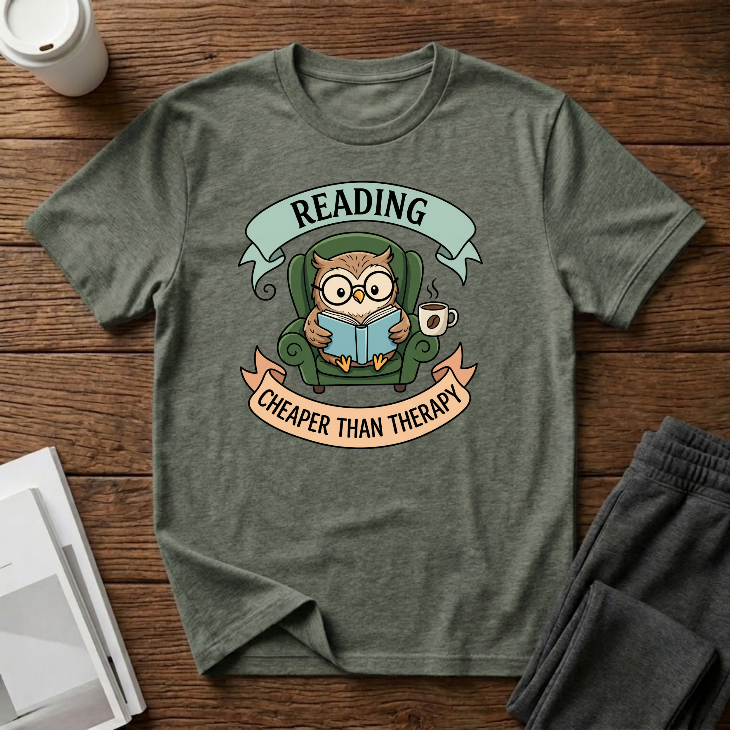 Reading Owl T-Shirt