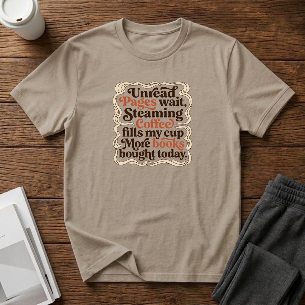 Unread Pages Haiku T-Shirt