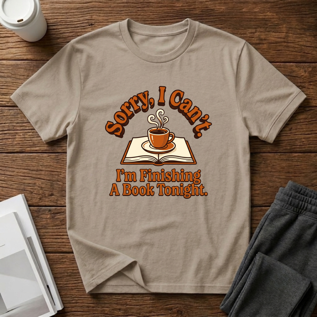 Finishing A Book Tonight T-Shirt
