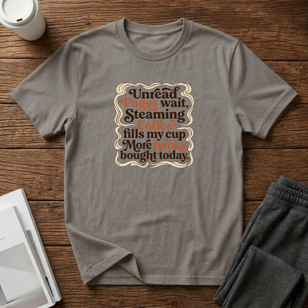 Unread Pages Haiku T-Shirt