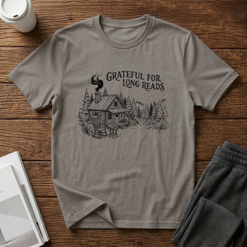 Grateful For Long Reads T-Shirt