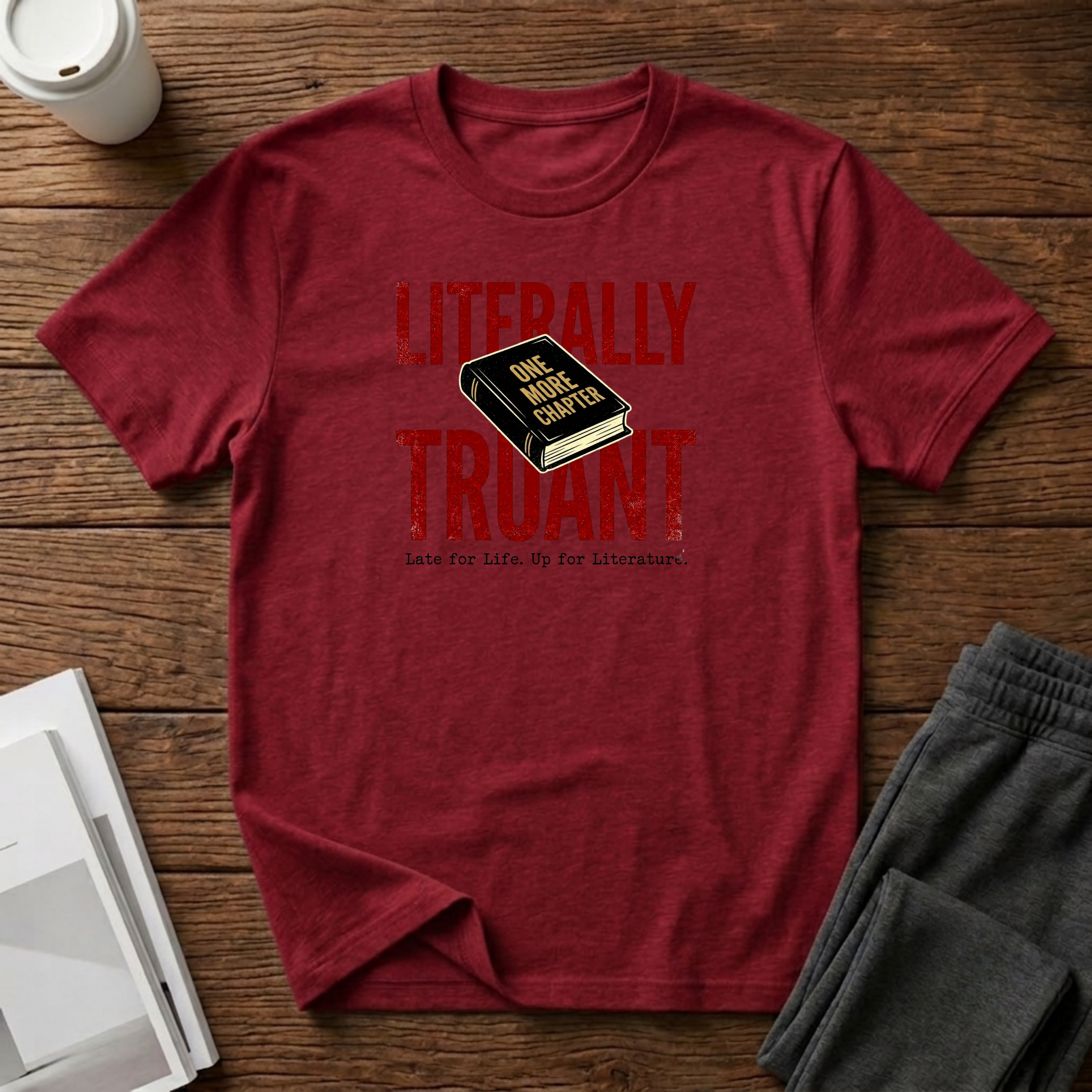 Up For Literature T-Shirt
