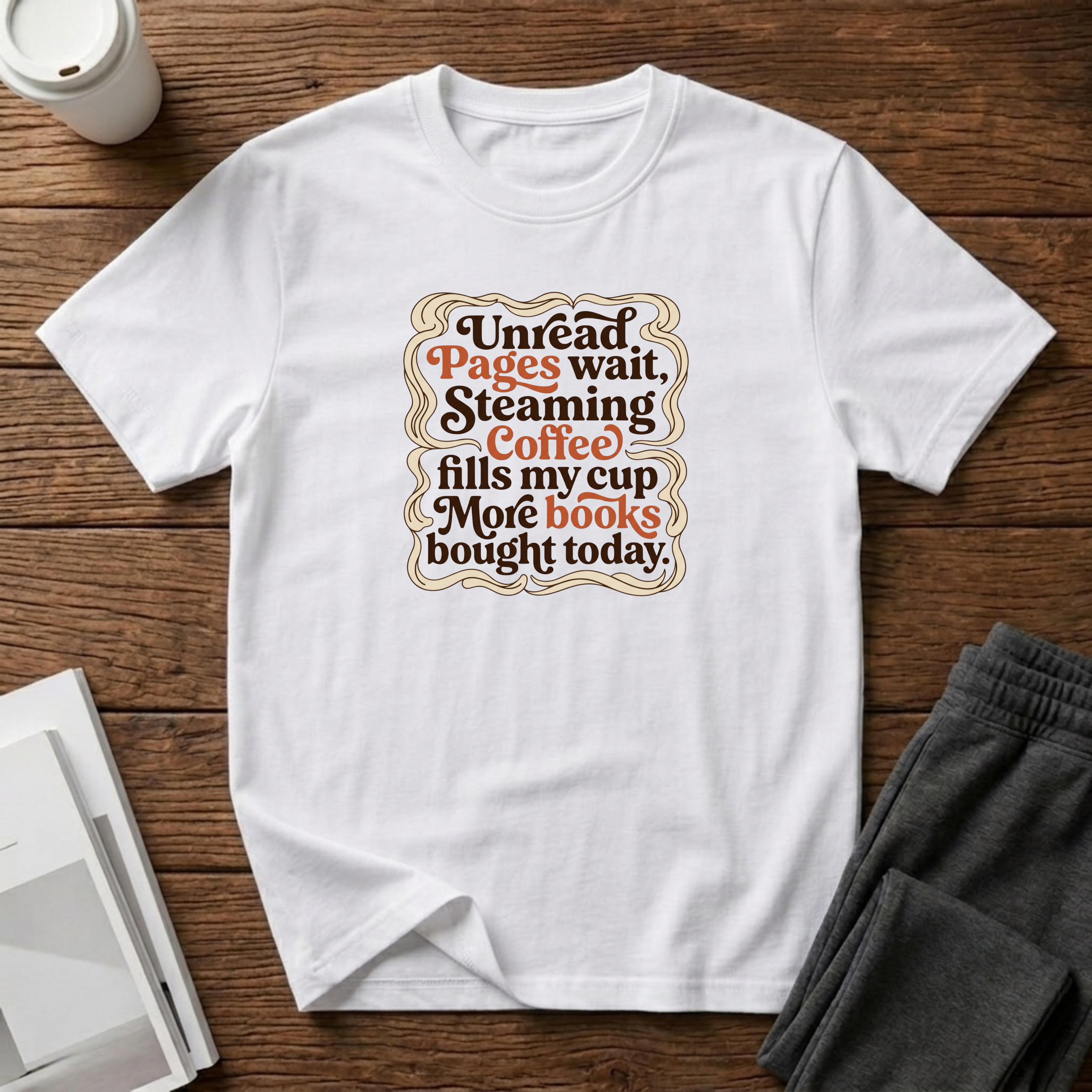 Unread Pages Haiku T-Shirt